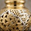 Brass_Garbo_handcrafted_design_r…_202607151125 Handcrafted Dual-Tone Pure Brass Navratri Garbo (7 Inches / 450g) – Gold & Silver Plated Swastik & Floral Cutout Jaali Work