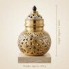 Brass_Garbo_on_pedestal_202607151125 Handcrafted Dual-Tone Pure Brass Navratri Garbo (7 Inches / 450g) – Gold & Silver Plated Swastik & Floral Cutout Jaali Work