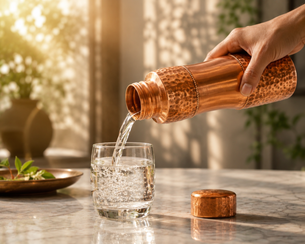 ChatGPT Image Jun 25, 2026, 01_53_16 PM Royal Hammered Pure Copper Water Bottle (1 Liter) – Leak-Proof Ayurvedic Health Bottle