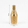 Handcrafted Pure Brass Mukhwas Bottle (15 cm / 6 cm)Fine Embossed Floral Pattern Mouth Freshener Storage Container & Royal Tableware