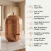 Infographic_with_copper_dispense…_202607131349 Satin-Brushed & Hand-Hammered Pure Copper Water Dispenser Tank (14 Liters)