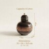 make_it_1_1_202607131240 (3) Hira Craft Antique Dark Finish Pure Copper Water Dispenser Matka (8 Liters) – Intricate Laser-Engraved Band & Crown Lid