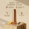 make_it_1_1_202607131333 Royal Dual-Texture Pure Copper Water Bottle (1 Liter) – Smooth Brushed Body with Hammered Base