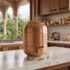 make_it_1_1_202607131343 (1) Satin-Brushed & Hand-Hammered Pure Copper Water Dispenser Tank (14 Liters)