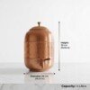 make_it_1_1_202607131343 (7) Satin-Brushed & Hand-Hammered Pure Copper Water Dispenser Tank (14 Liters)