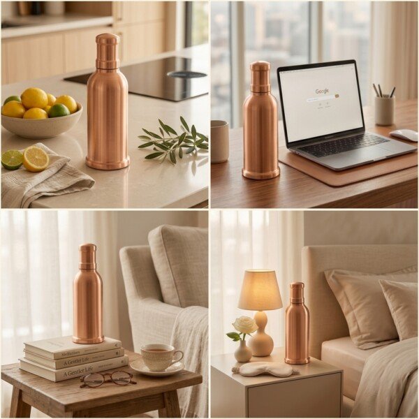 make_it_1_1_202607141202 (7) Royal Vintage Silhouette Pure Copper Water Bottle (1 Liter)
