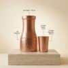make_it_1_1_202607141303 Royal Dual-Texture Pure Copper Night Jar Set (1 Liter) with Matching Copper Glass – Bedside Water Carafe Combo