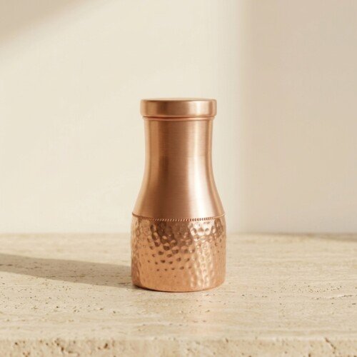 Royal Dual-Texture Pure Night jar(1 Liter) – Curved Silhouette with Hammered Base
