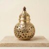 Handcrafted Premium Pure Brass Navratri Garbo (7 Inches / 450g) – Intricate Swastik & Floral Cutout Jaali Work