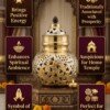 make_it_3_4_202607222130 Handcrafted Dual-Tone Pure Brass Navratri Garbo (7 Inches / 450g) – Gold & Silver Plated Swastik & Floral Cutout Jaali Work