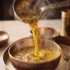 Authentic Handcrafted Pure Kansa Dinner Thali Set (11 Inches / 27.9 cm) – 6-Piece Royal Bell Metal Set with Antique Floral Laser Engraved Borders (1 Thali, 2 Curry Bowls, 1 Sweet Dish Bowl, 1 Glass, 1 Spoon)